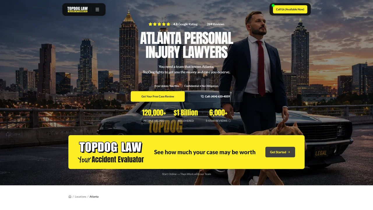 TopDog Law Personal Injury Lawyers - Atlanta, GA office in Atlanta, Georgia