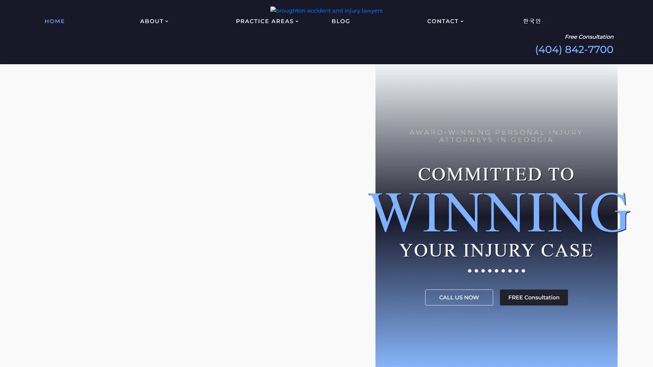 Broughton Accident & Injury Lawyers - Atlanta, GA office in Atlanta, Georgia
