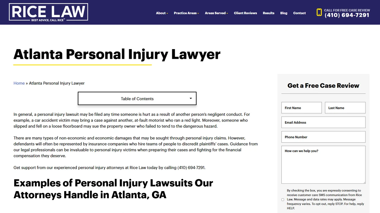 Rice Law - Atlanta, GA office in Atlanta, Georgia