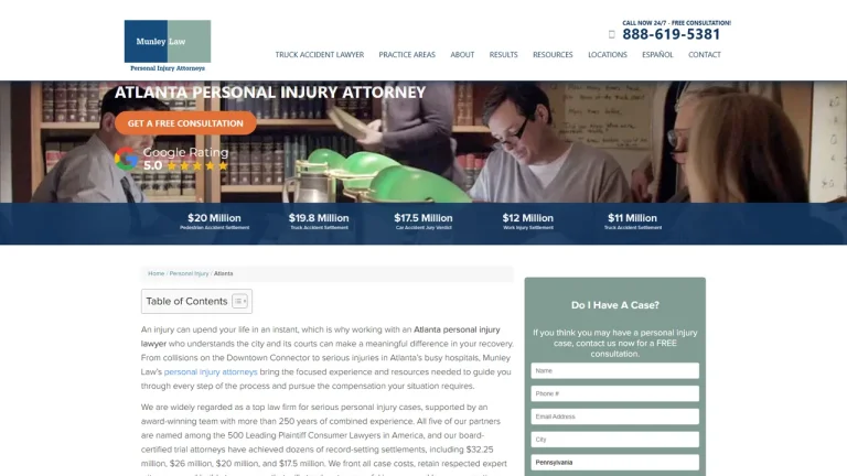 Munley Law Personal Injury Attorneys - Atlanta, GA - Attorney in Atlanta