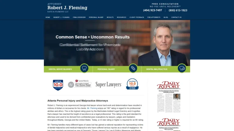 Robert J. Fleming, Attorney at Law - Atlanta, GA - Attorney in Atlanta