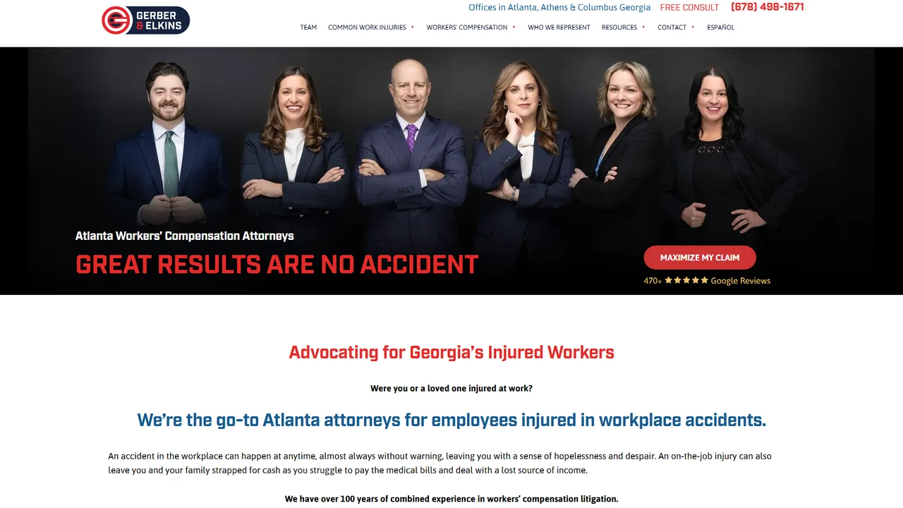Gerber & Holder Workers' Compensation Attorneys - Atlanta, GA office in Atlanta, Georgia