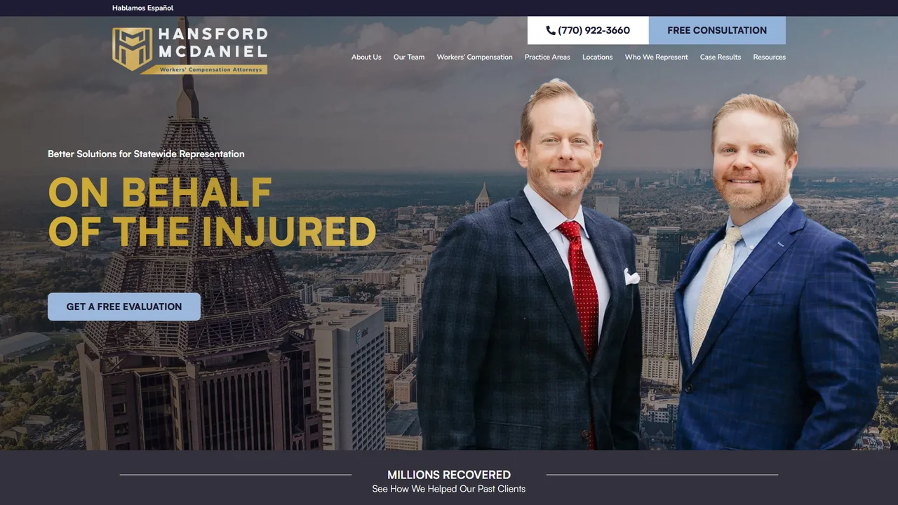 Hansford McDaniel - Workers' Compensation Attorneys - Atlanta, GA office in Atlanta, Georgia