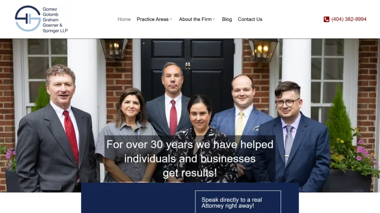 Gomez Golomb Graham Goerner and Springer LLP - Atlanta, GA - Attorney in Atlanta
