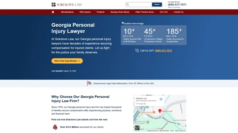 Sokolove Law - Atlanta, GA - Attorney in Atlanta