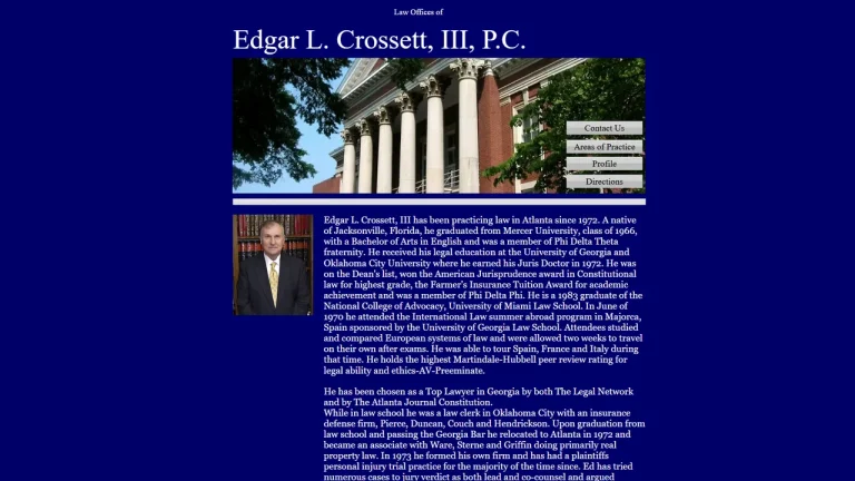 The Law Offices of Edgar L. Crossett, III - Atlanta, GA - Attorney in Atlanta