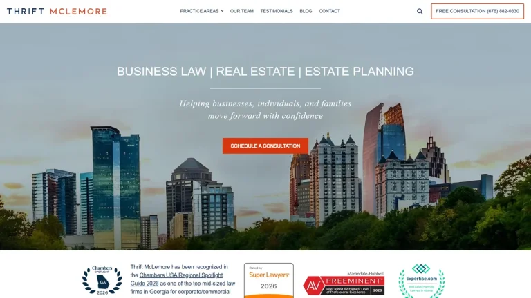 Thrift McLemore - Atlanta, GA - Attorney in Atlanta