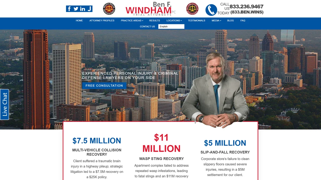 Ben F. Windham, P.C. - Atlanta, GA office in Atlanta, Georgia