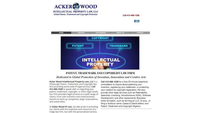 Acker Wood Intellectual Property Law, LLC - Pittsburgh, PA - Attorney in Pittsburgh