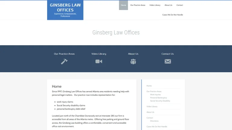 Ginsberg Law Offices - Atlanta, GA - Attorney in Atlanta