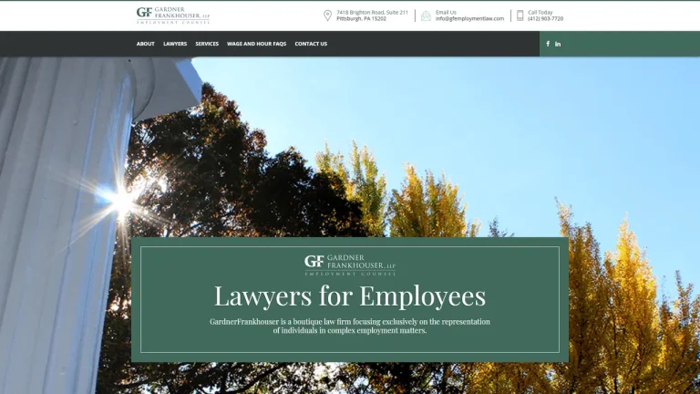 GardnerFrankhouser, LLP - Pittsburgh, PA - Attorney in Pittsburgh