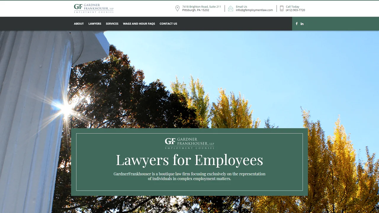 GardnerFrankhouser, LLP - Pittsburgh, PA office in Pittsburgh, Pennsylvania