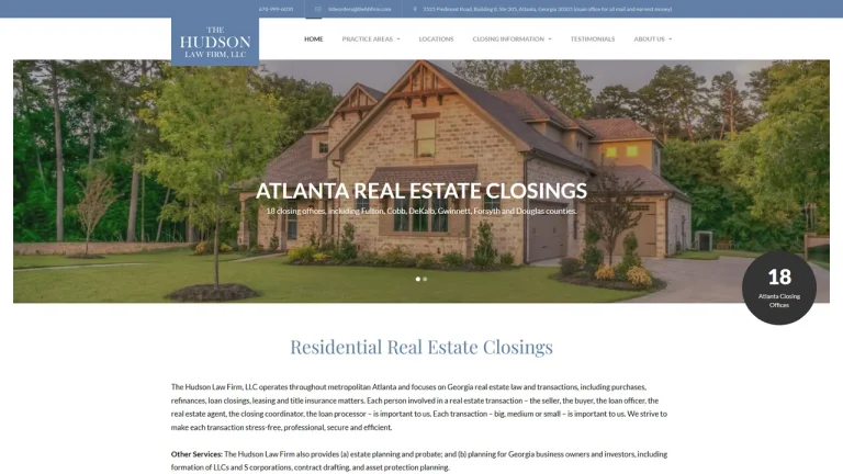 The Hudson Law Firm LLC - Atlanta, GA - Attorney in Atlanta