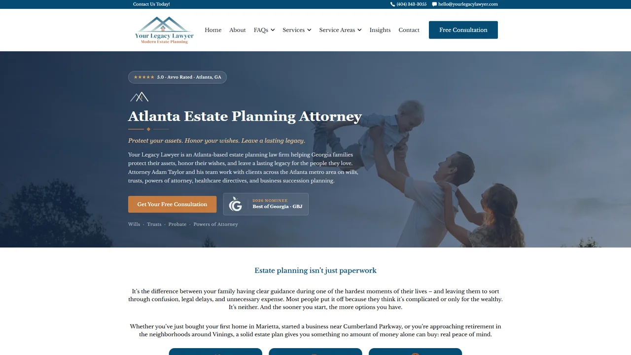 Your Legacy Lawyer: Modern Estate Planning - Atlanta, GA office in Atlanta, Georgia
