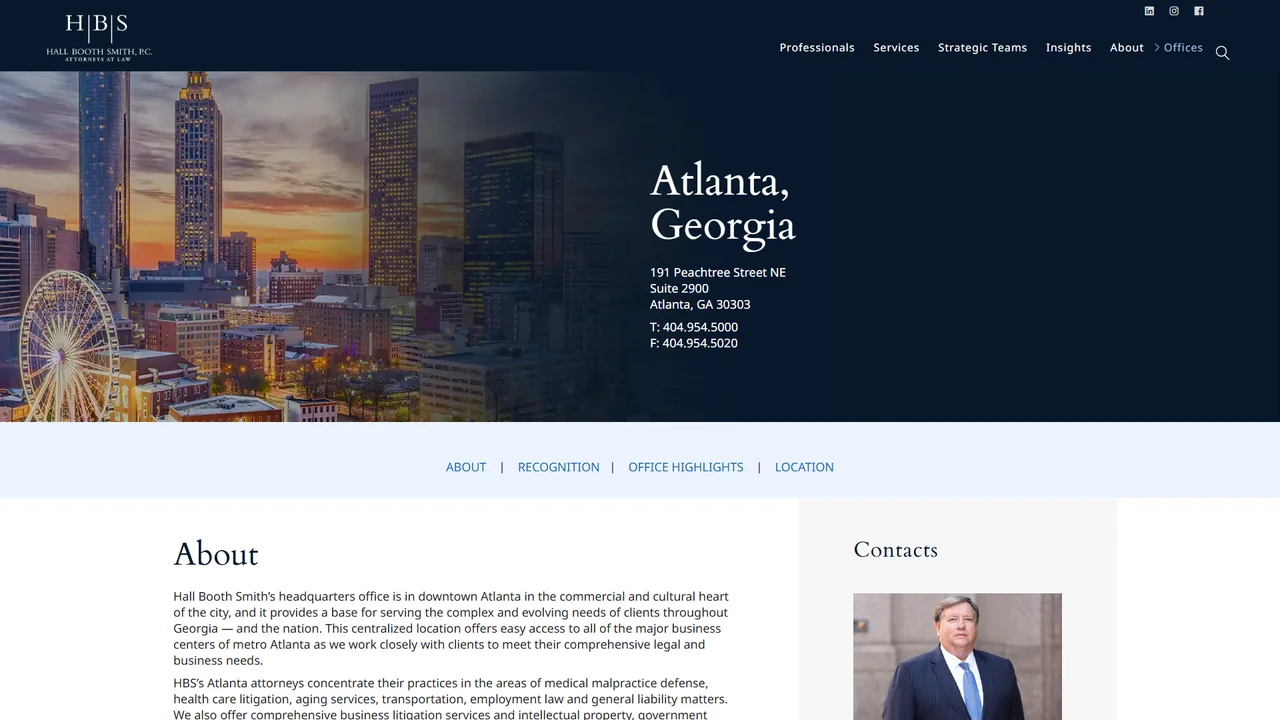 Hall Booth Smith, P.C. - Atlanta, GA office in Atlanta, Georgia