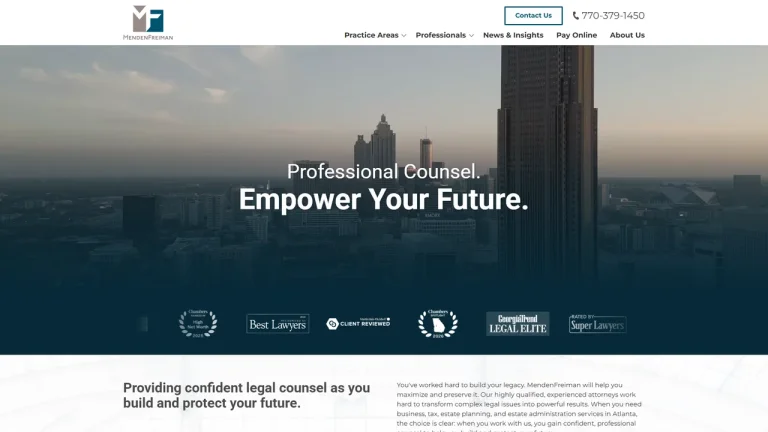 MendenFreiman LLP - Atlanta, GA - Attorney in Atlanta