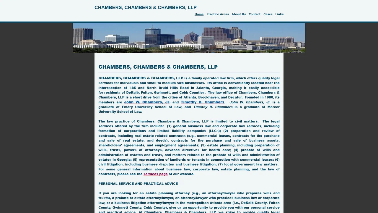 Chambers, Chambers & Chambers, LLP - Atlanta, GA office in Atlanta, Georgia