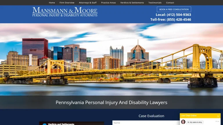 Mansmann and Moore, LLP - Pittsburgh, PA - Attorney in Pittsburgh