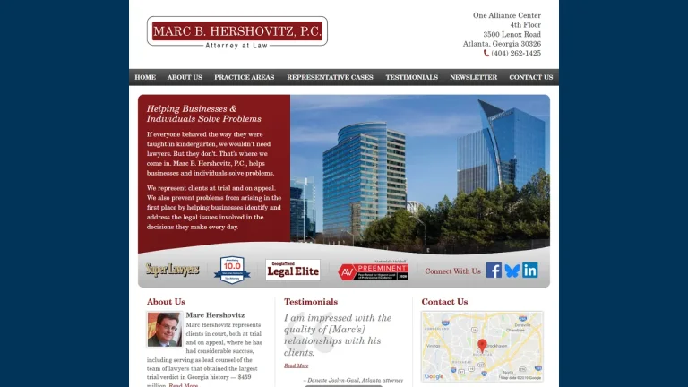 Marc B. Hershovitz PC - Atlanta, GA - Attorney in Atlanta