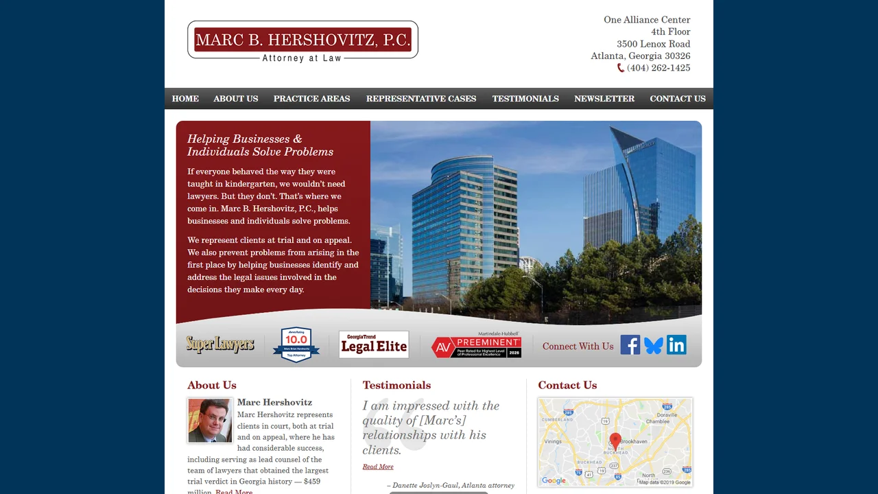 Marc B. Hershovitz PC - Atlanta, GA office in Atlanta, Georgia