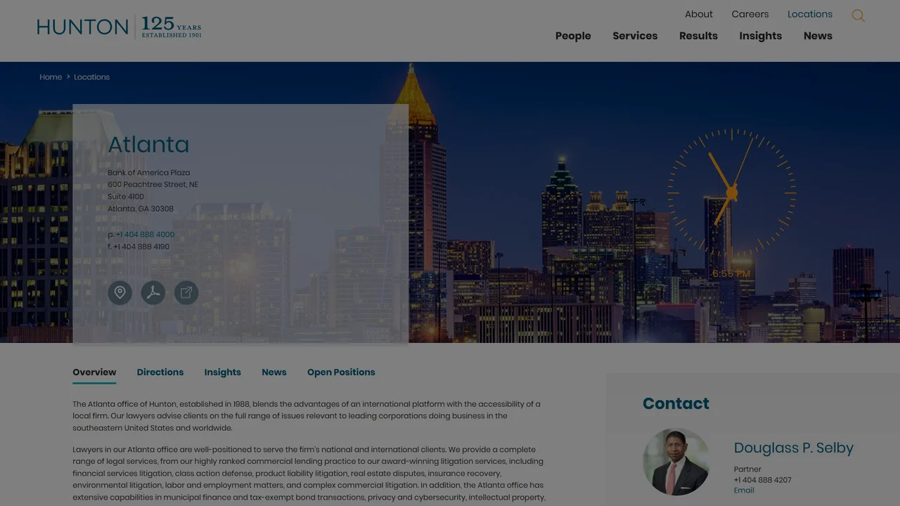Hunton Andrews Kurth LLP - Atlanta, GA office in Atlanta, Georgia