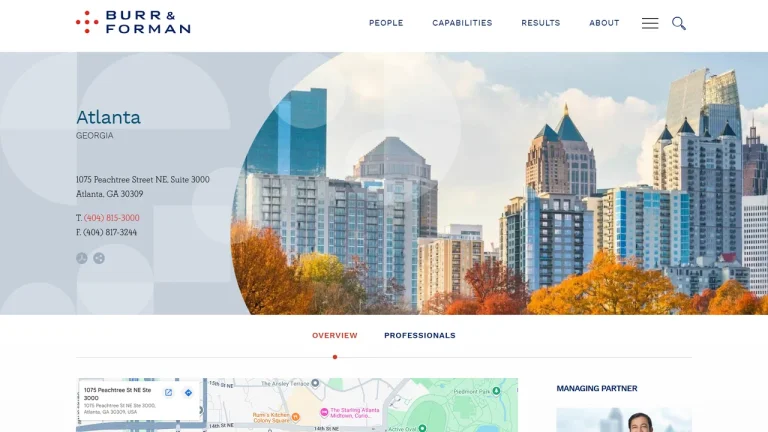 Burr and Forman LLP - Atlanta, GA - Attorney in Atlanta