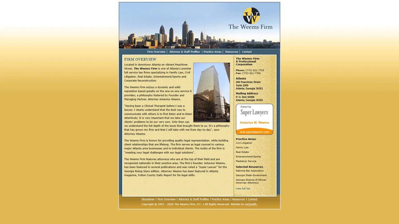 The Weems Firm - Atlanta, GA office in Atlanta, Georgia