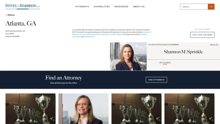 Stites & Harbison - Atlanta, GA - Attorney in Atlanta