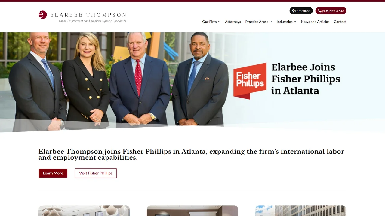 Elarbee, Thompson, Sapp & Wilson, LLP. - Atlanta, GA office in Atlanta, Georgia