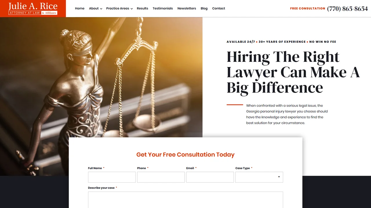 Julie A. Rice, Attorney at Law - Atlanta, GA office in Atlanta, Georgia