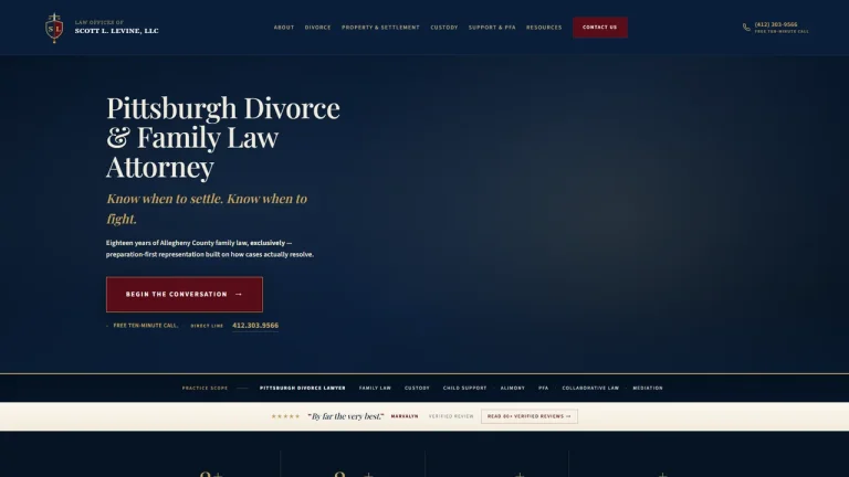 Law Offices of Scott L. Levine, LLC - Pittsburgh, PA - Attorney in Pittsburgh