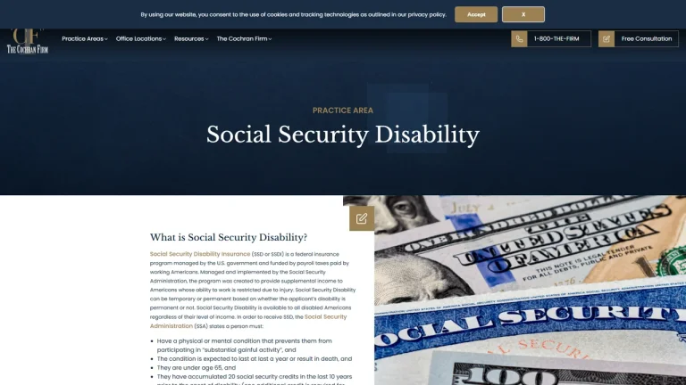 The Cochran Firm Disability - Atlanta, GA - Attorney in Atlanta