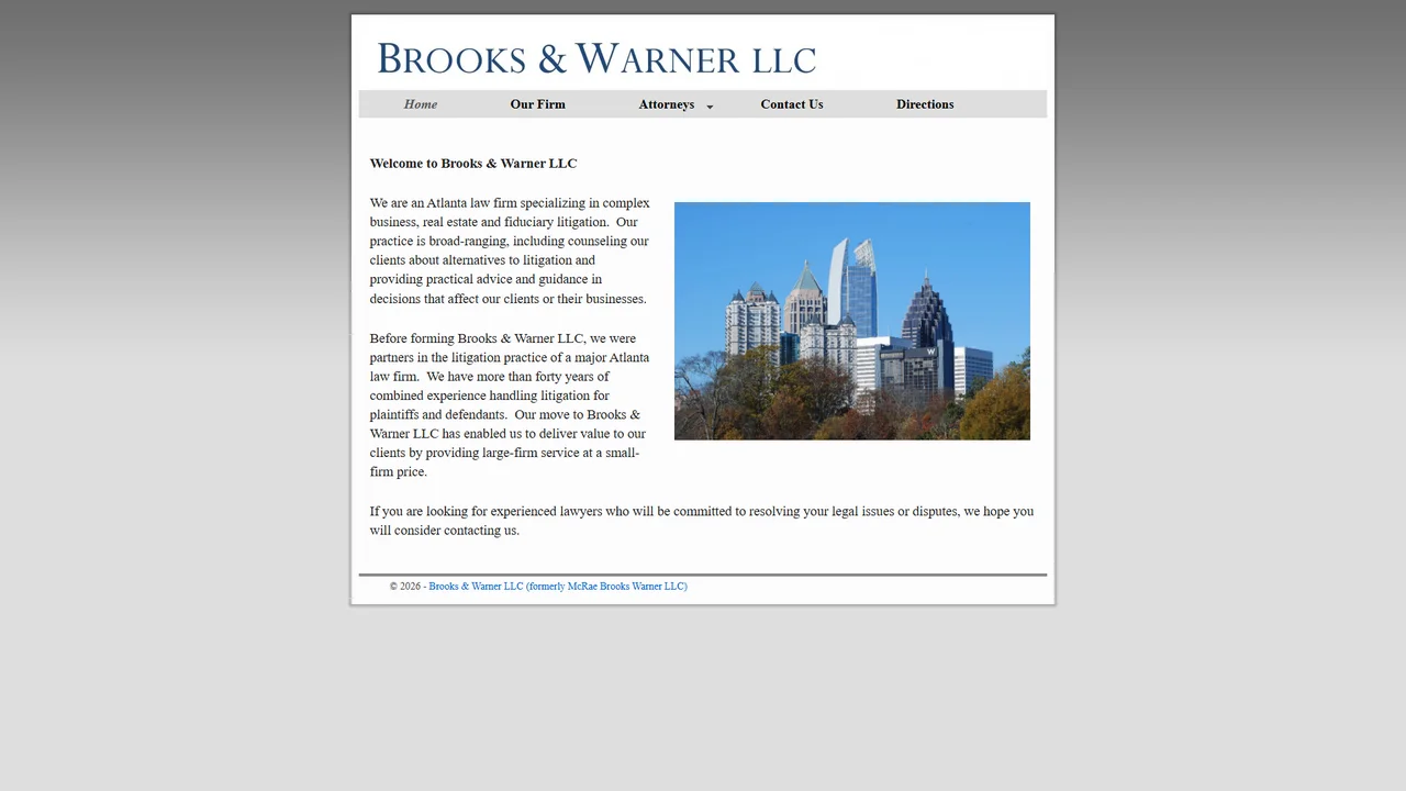 Brooks & Warner LLC - Atlanta, GA office in Atlanta, Georgia