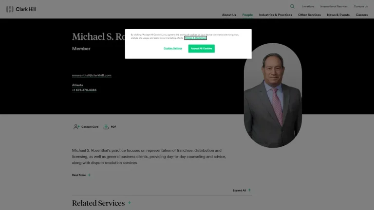 Michael S. Rosenthal and A. Binford Minter (at Clark Hill PLC) - Atlanta, GA - Attorney in Atlanta