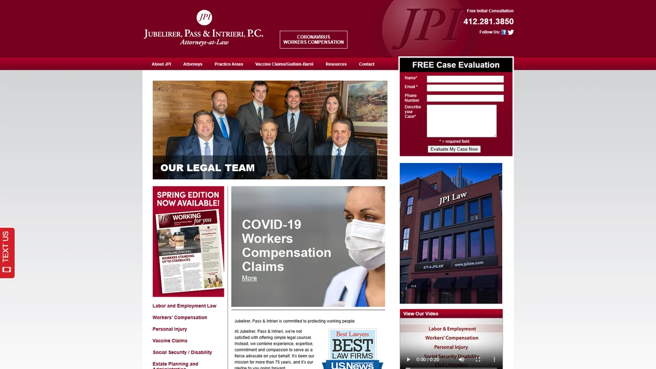 Jubelirer, Pass & Intrieri, P.C. - Pittsburgh, PA office in Pittsburgh, Pennsylvania