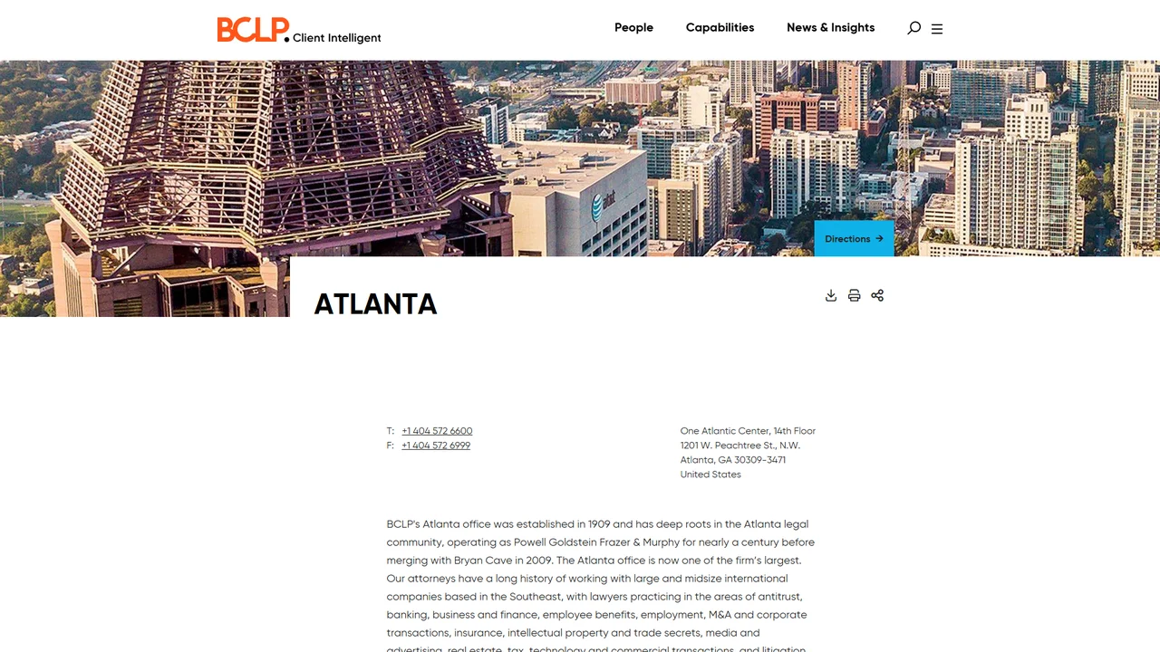 BCLP - Bryan Cave Leighton Paisner - Atlanta, GA office in Atlanta, Georgia