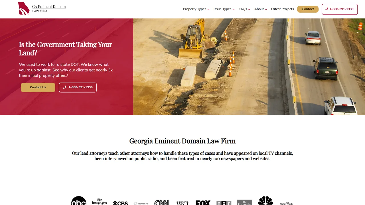 GA Eminent Domain Law Firm - Sandy Springs, GA office in Atlanta, Georgia