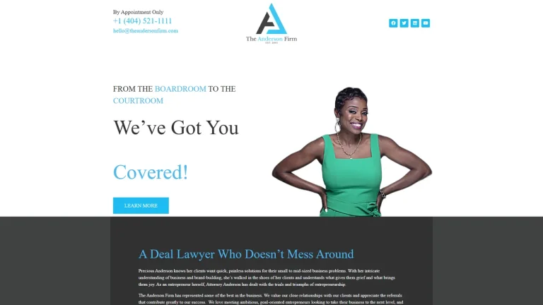 The Anderson Firm LLC - Atlanta, GA - Attorney in Atlanta