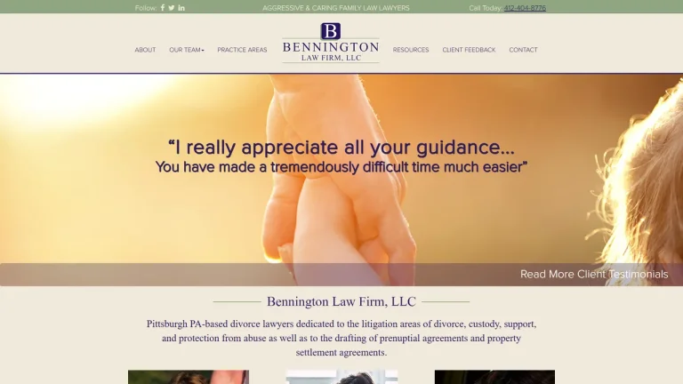 Bennington Law Firm, LLC - Pittsburgh, PA - Attorney in Pittsburgh