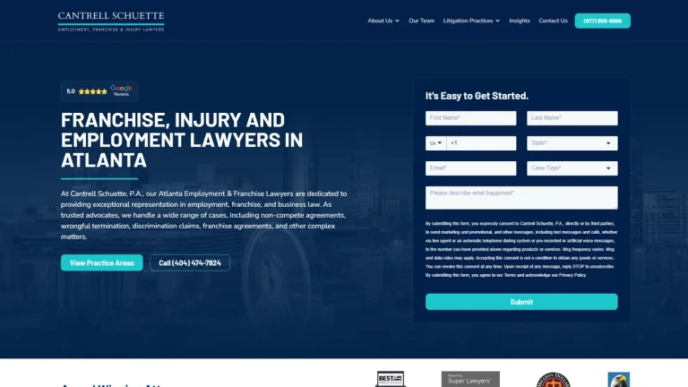 Cantrell Schuette Employment and Franchise Lawyers - Atlanta, GA - Attorney in Atlanta