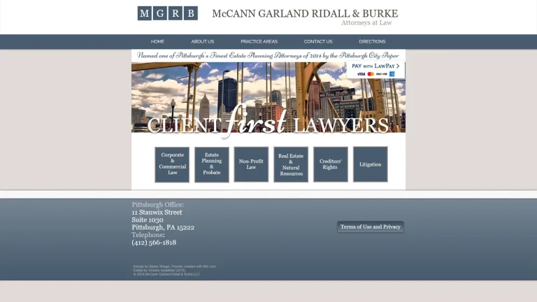 McCann Garland Ridall & Burke - Pittsburgh, PA - Attorney in Pittsburgh