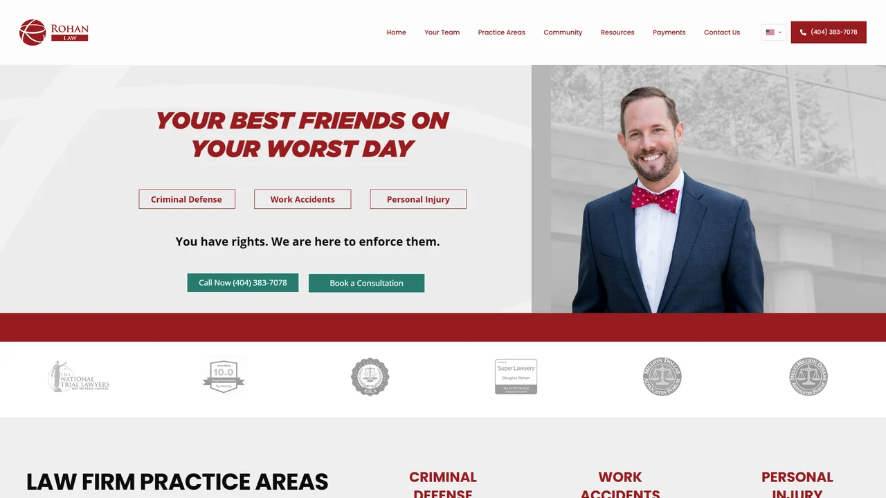 Rohan Law P.C. - Work Accidents & Criminal Defense - Atlanta, GA office in Atlanta, Georgia