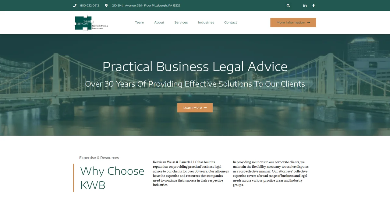Keevican Weiss & Bauerle LLC - Pittsburgh, PA office in Pittsburgh, Pennsylvania