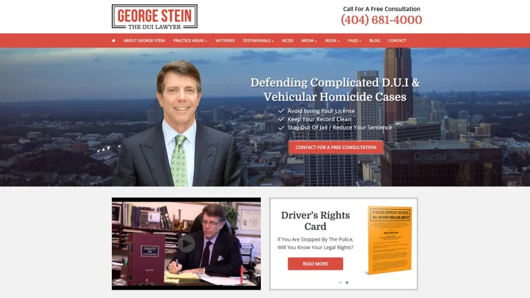 George Stein, The DUI Lawyer - Atlanta, GA - Attorney in Atlanta