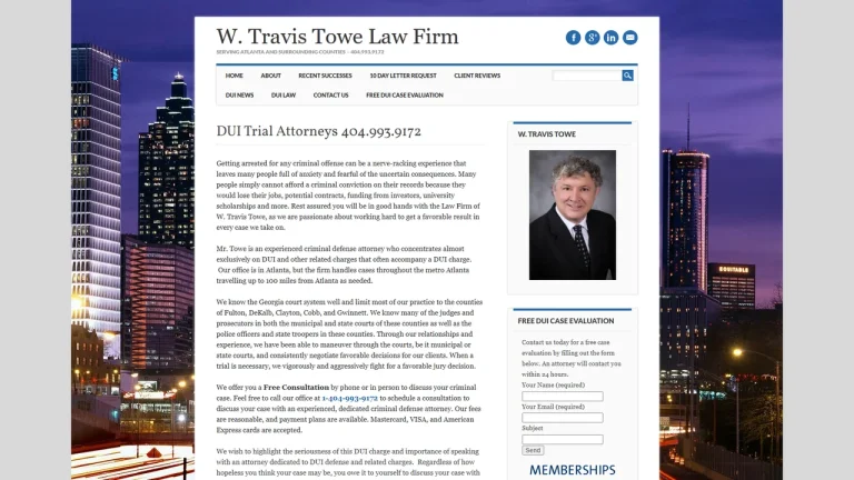 The Law Firm of W. Travis Towe - Atlanta, GA - Attorney in Atlanta