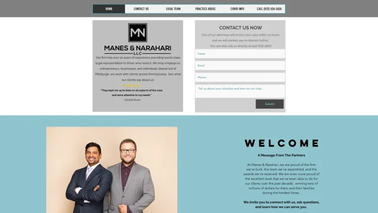 Manes & Narahari LLC - Pittsburgh, PA - Attorney in Pittsburgh