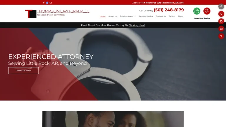 Thompson Law Firm PLLC - Little Rock, AR - Attorney in Little Rock