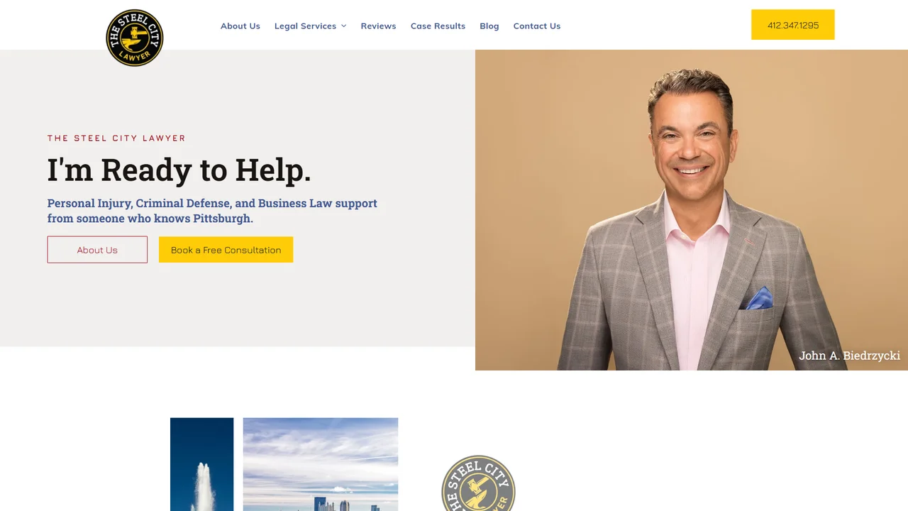 Law Office of John A. Biedrzycki - The Steel City Lawyer - Pittsburgh, PA office in Pittsburgh, Pennsylvania