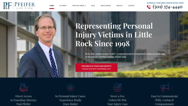 Pfeifer Law Firm - Little Rock, AR - Attorney in Little Rock