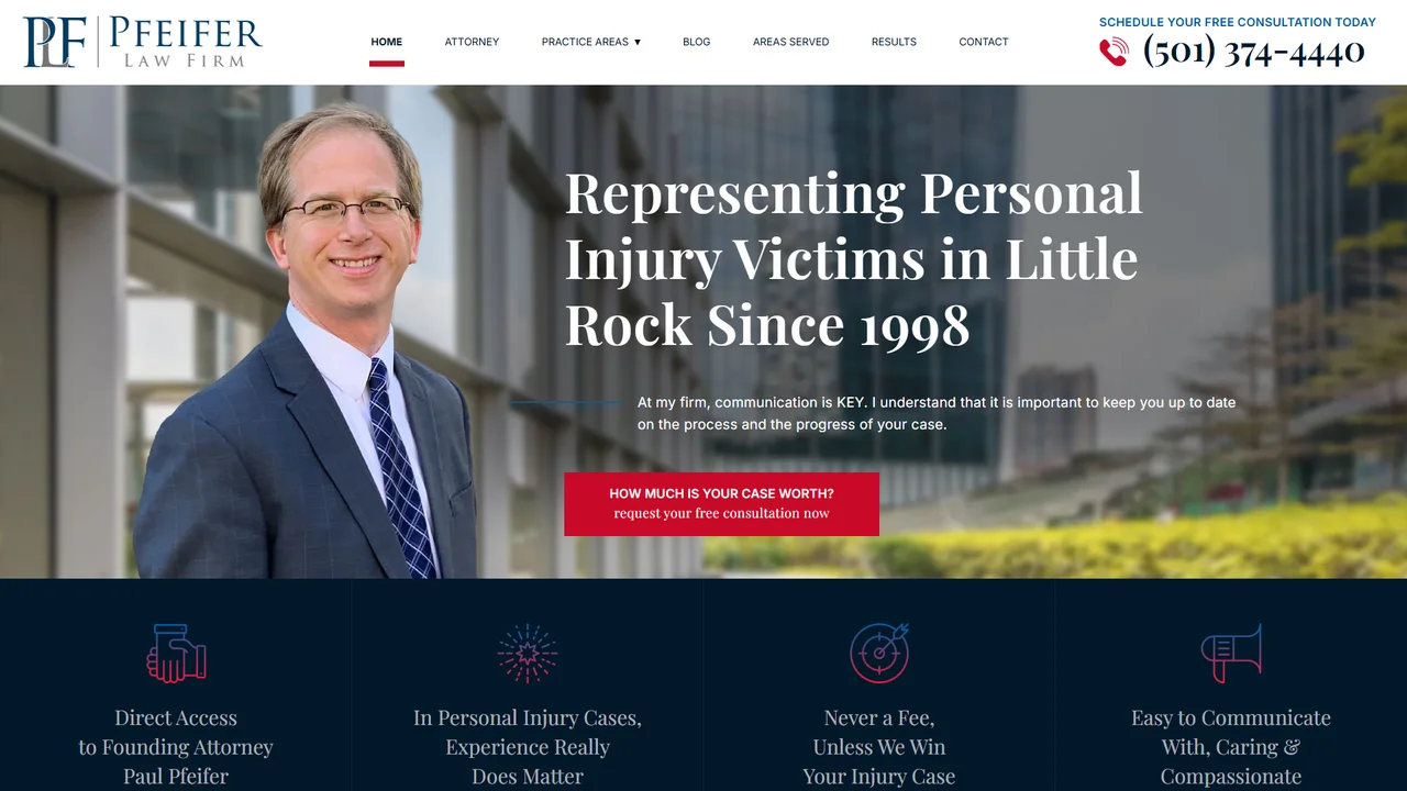 Pfeifer Law Firm - Little Rock, AR office in Little Rock, Arkansas